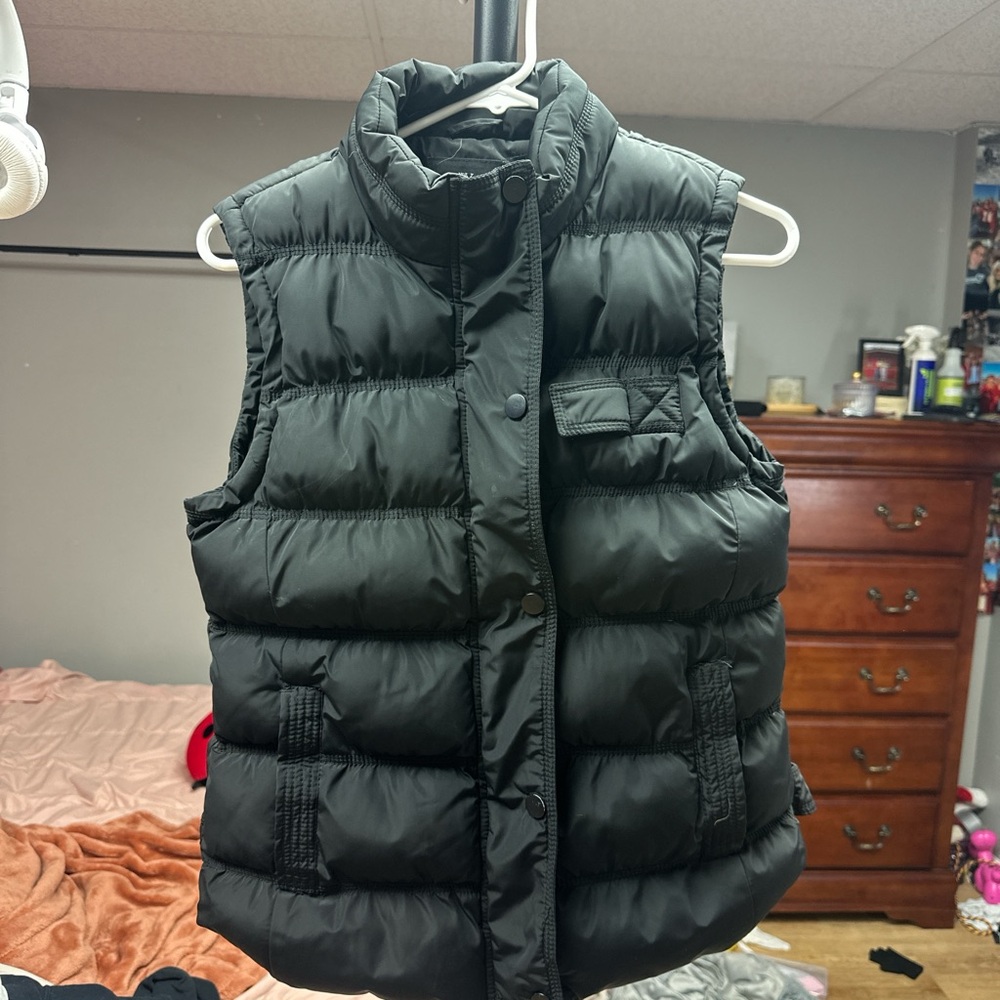 Black Puffer Vest